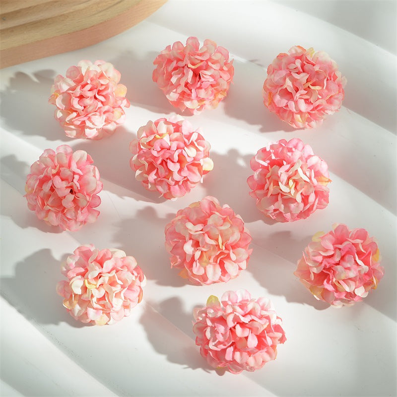 Hydrangea Artificial Flower Heads for DIY Decoration