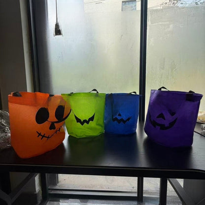 Reusable Halloween LED Candy Bucket with Light Strips