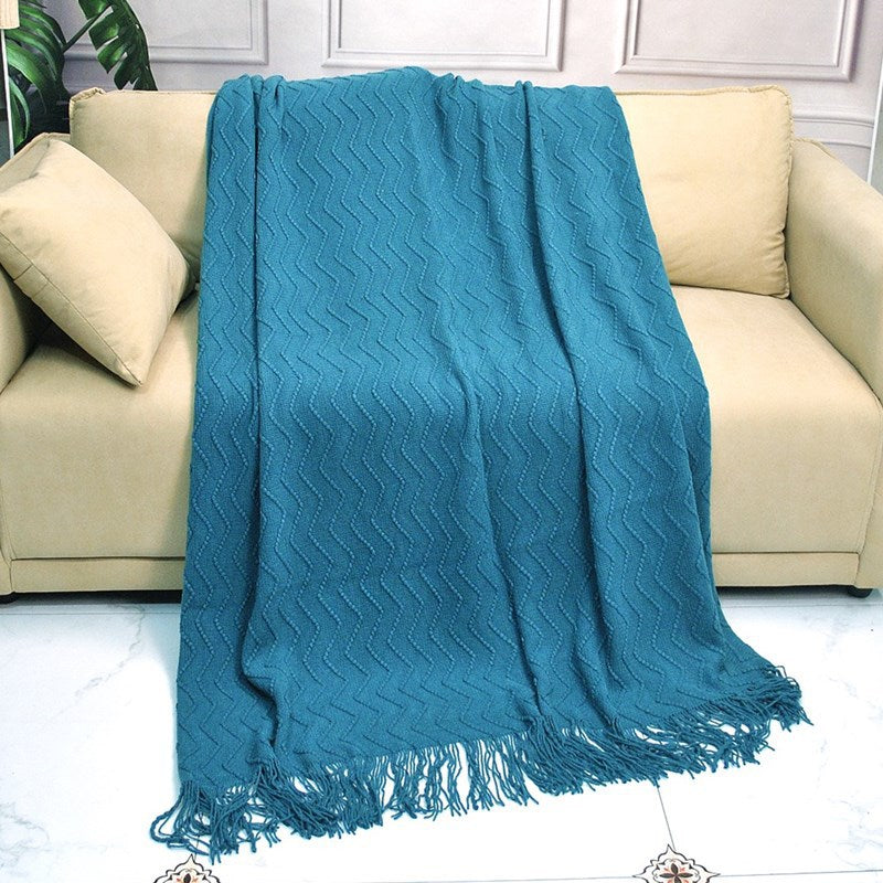 Knitted blanket