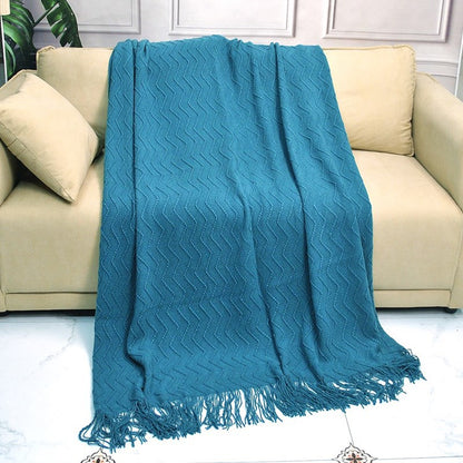 Knitted blanket