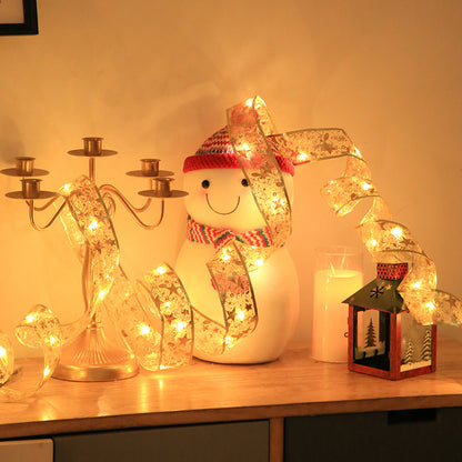 Christmas decoration ribbons