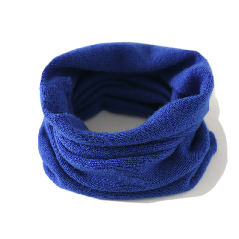 Cashmere Neck Warmer Unisex Autumn and Winter Warm Versatile Cashmere Neck Gaiter Knitted Warm Fake Collar Neck Protector