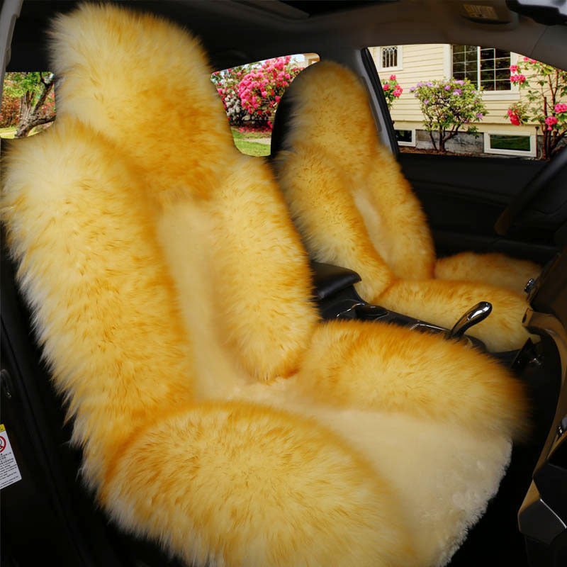 Car seat cushion - winter wool seat cushion