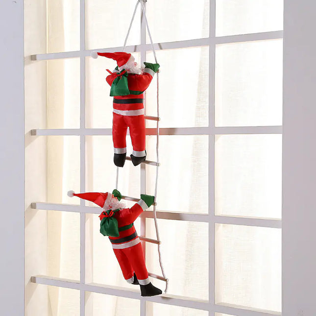 Cross-Border Christmas Santa Climbing Decoration Prop