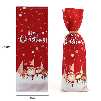 Christmas Wine Bottle Decoration Covers