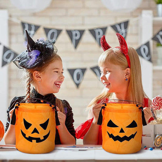 LED Light Up Pumpkin Party Bag