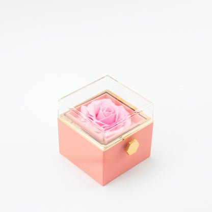 Rotating Rose Jewelry Gift Box