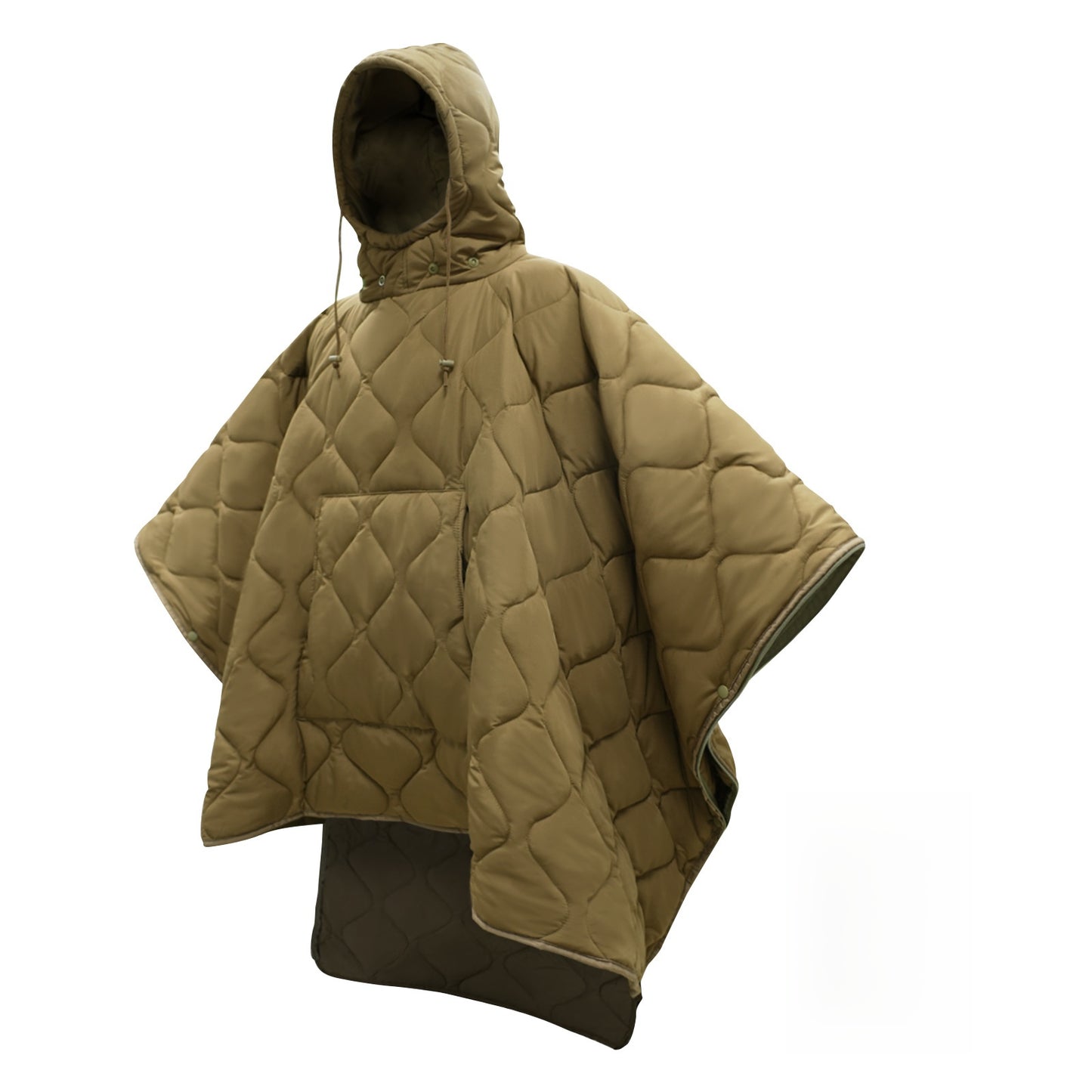 Portable Cloak-Style Camouflage Sleeping Bag for Outdoor Camping