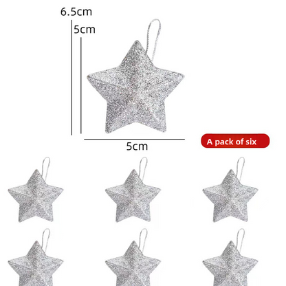 Blow Mold Plastic Christmas Star Ornament