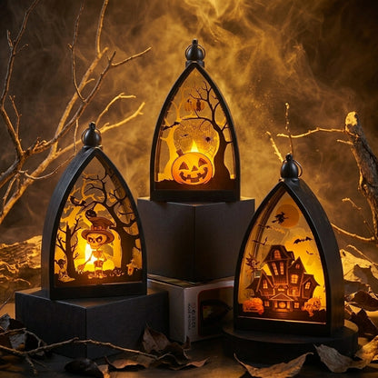 Pumpkin Haunted House Skull Decoration Atmosphere Light