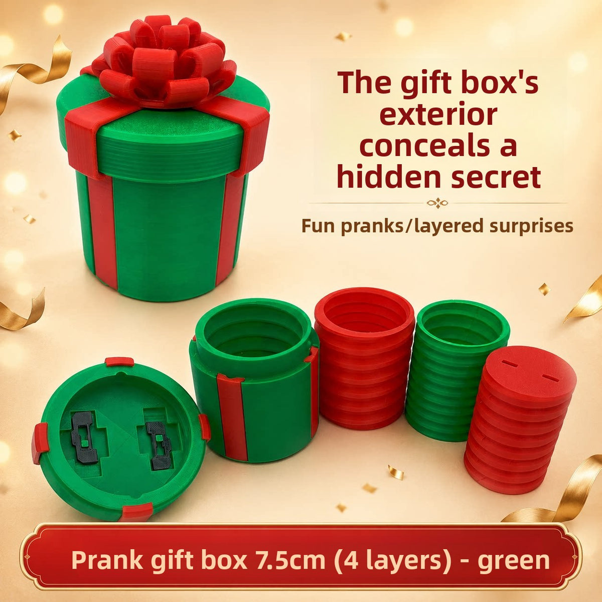 Multi-Layer Spiral Nesting Gift Box