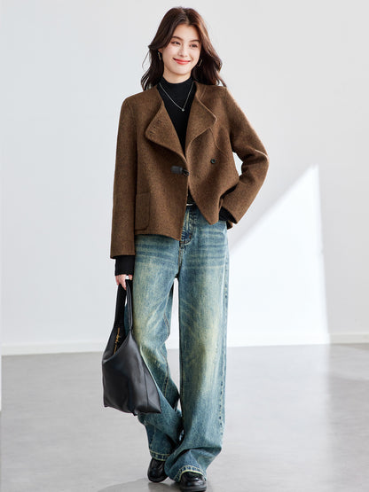 Double-sided tweed jacket
