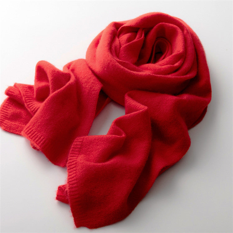 Pure Cashmere Scarf Unisex Winter Neck Warmer