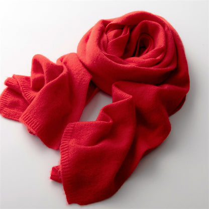 Pure Cashmere Scarf Unisex Winter Neck Warmer