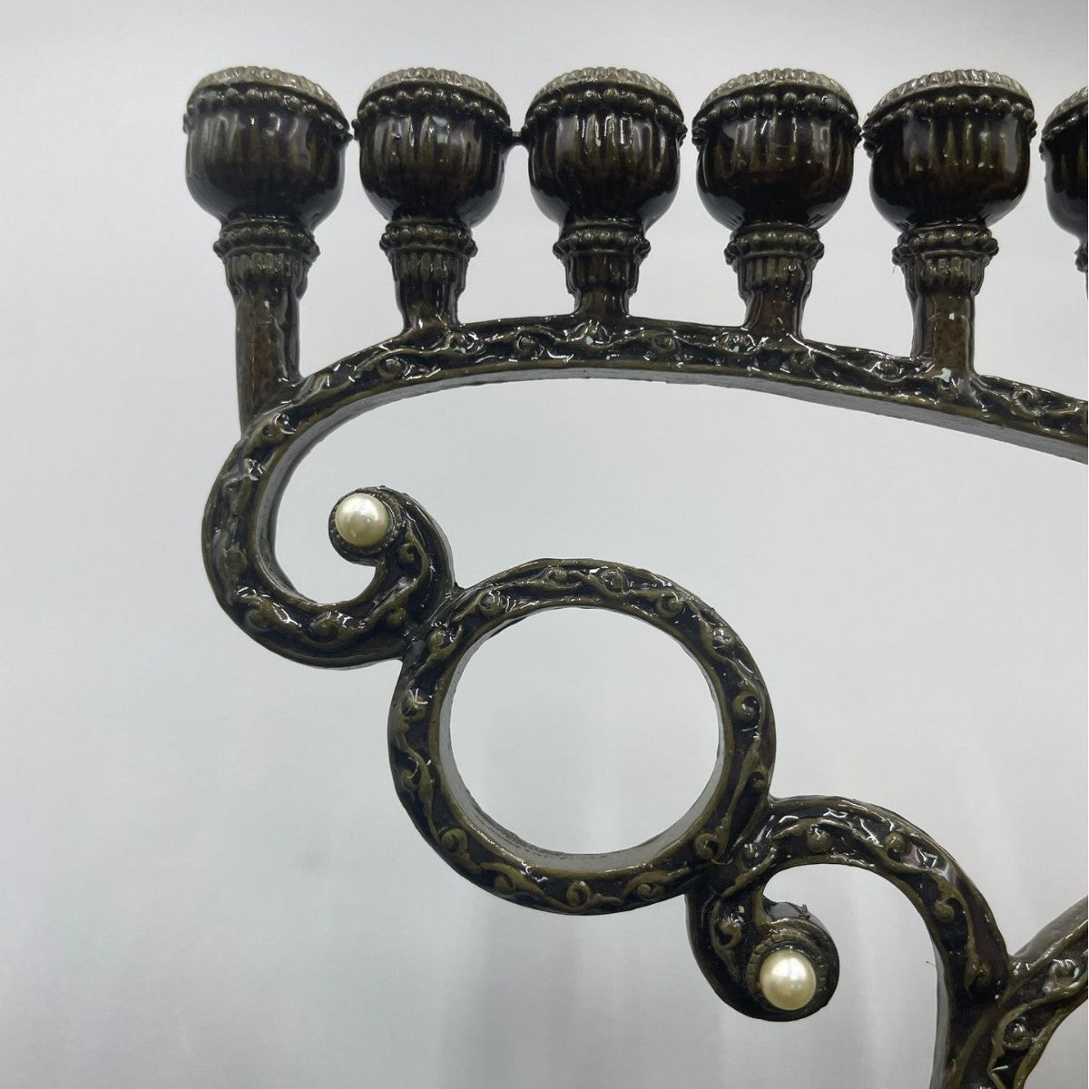 Hanukkah Menorah Zinc Alloy Candlestick