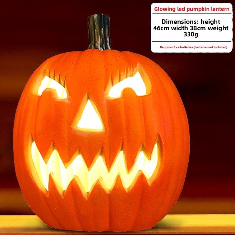 Glowing Halloween Pumpkin Lantern for Decoration