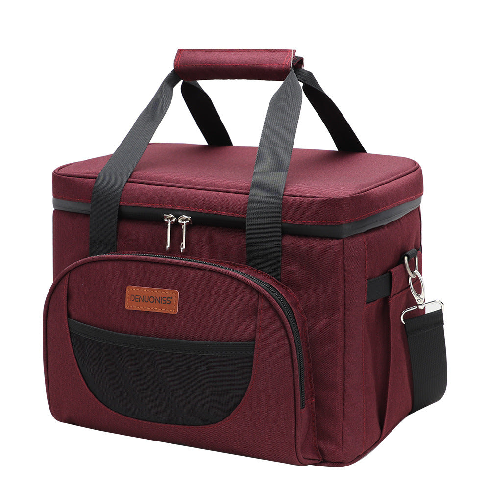 Large Capacity Insulated Handbag Outdoor Oxford Picnic Bag