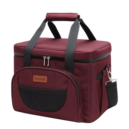 Large Capacity Insulated Handbag Outdoor Oxford Picnic Bag