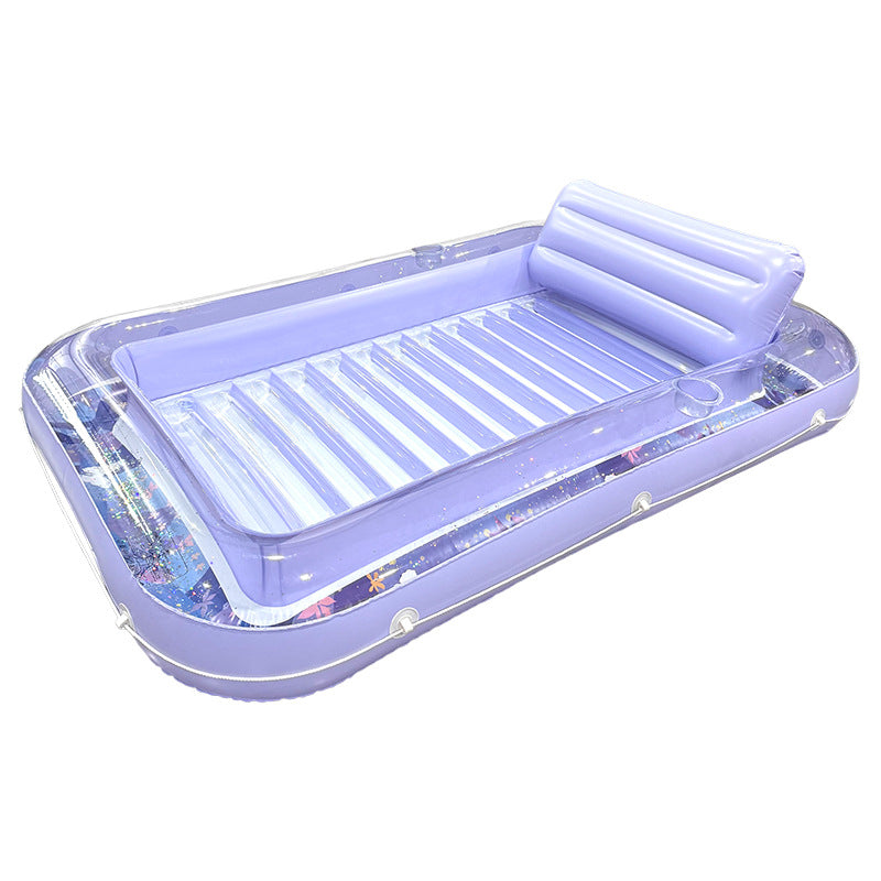 Square Bright Inflatable Pool Float Mat