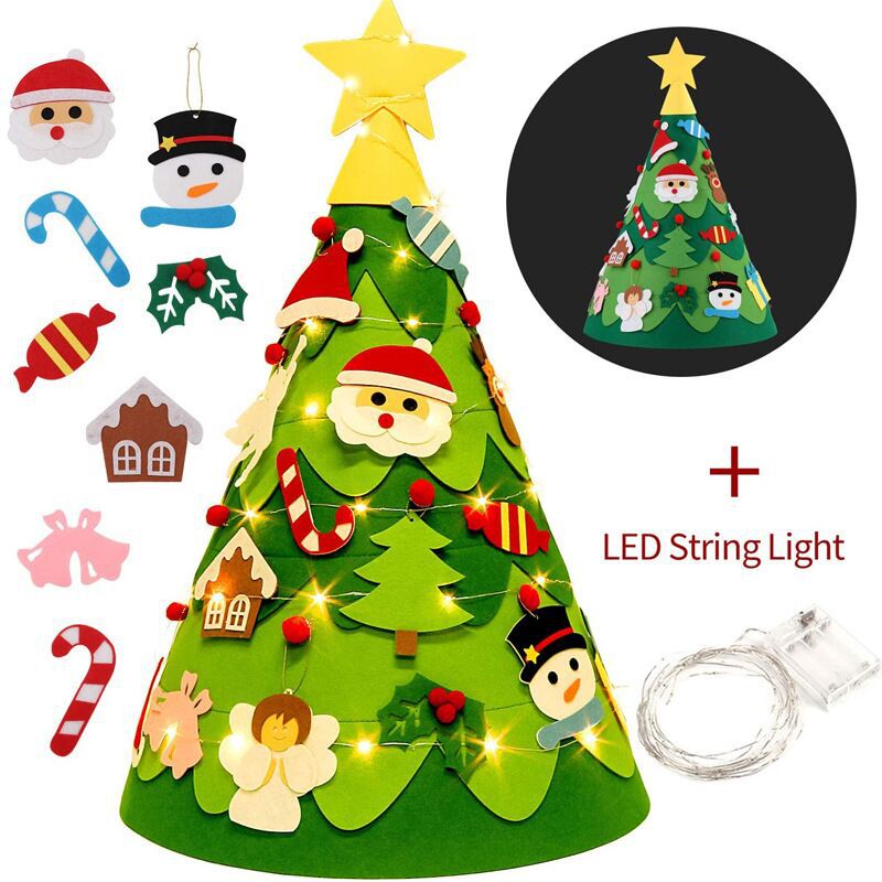 Handmade DIY felt Christmas tree
