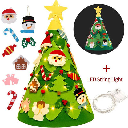Handmade DIY felt Christmas tree