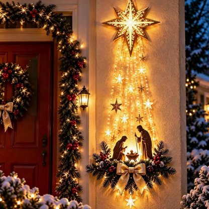 Glowing wall decoration