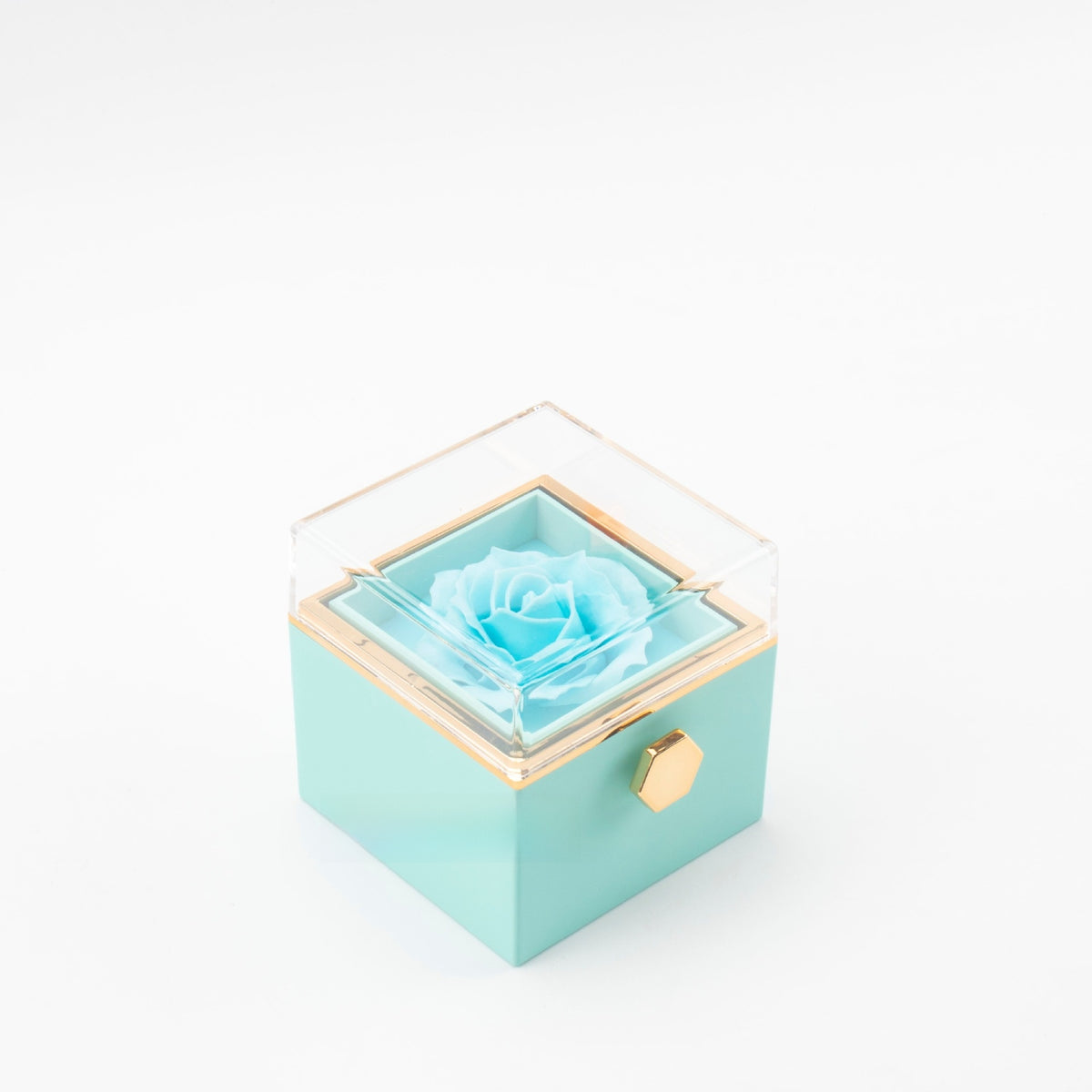 Rotating Rose Jewelry Gift Box