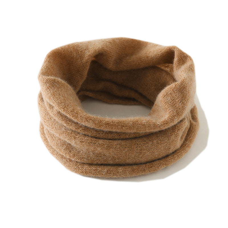 Cashmere Neck Warmer Unisex Autumn and Winter Warm Versatile Cashmere Neck Gaiter Knitted Warm Fake Collar Neck Protector