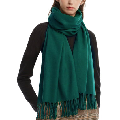 Women's imitation cashmere shawl long scarf