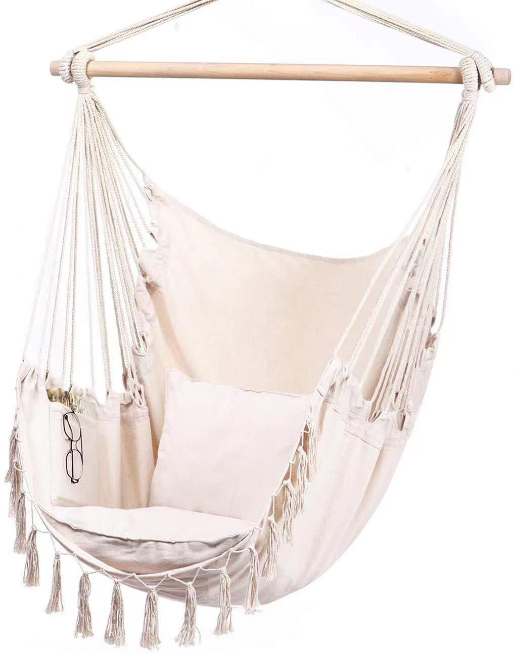 Cotton Hanging Chair for Outdoor Balcony Leisure