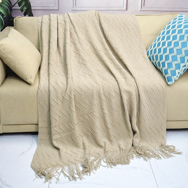 Knitted blanket