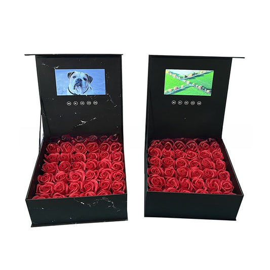 LCD Video Rose Gift Box