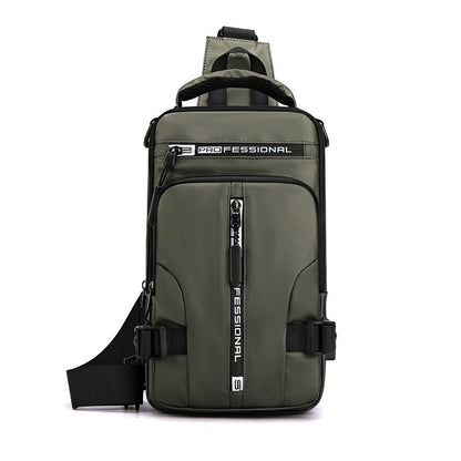 New Style Men's Multifunctional Chest Bag Fashion Casual Shoulder Crossbody Bag Durable Outdoor Small Backpack