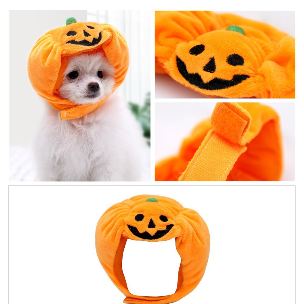 Pet Cat Dog Pumpkin Cat Hat Decoration Headwear