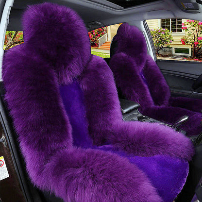 Car seat cushion - winter wool seat cushion