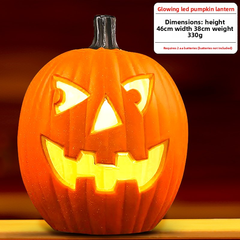 Glowing Halloween Pumpkin Lantern for Decoration