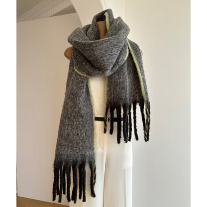 Women's Winter Mohair Blend Scarf