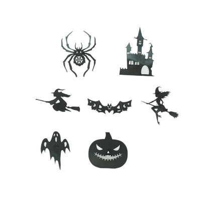 Hollow-Out Halloween Wall Decoration Stickers