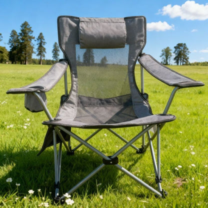 Portable Outdoor Folding Chair with High Back