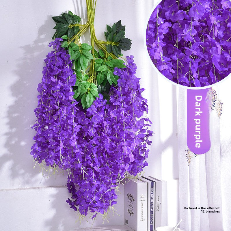 Artificial wisteria flower decoration