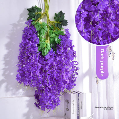 Artificial wisteria flower decoration