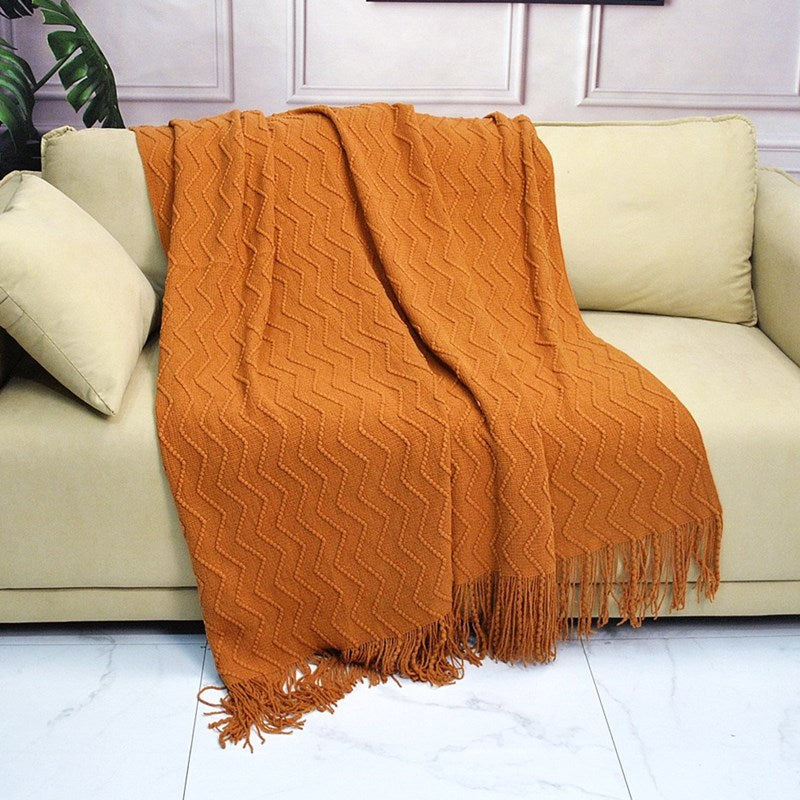 Knitted blanket
