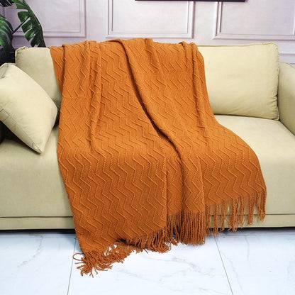 Knitted blanket