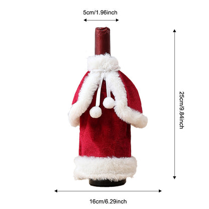 Christmas Wine Bottle Decoration Covers