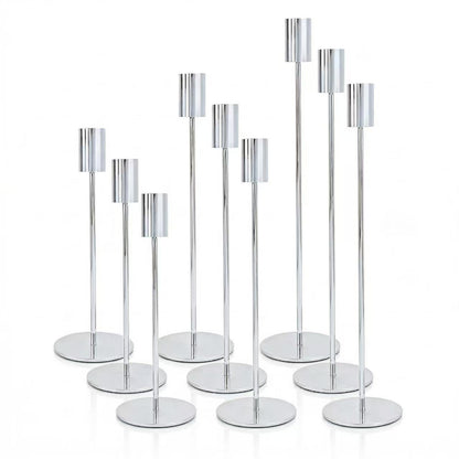 European Minimalist Metal Candle Holders
