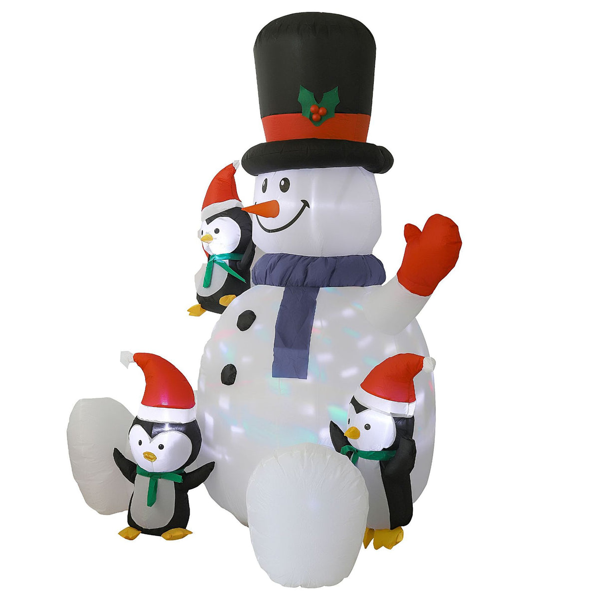 Inflatable Snowman Penguin Christmas Decoration