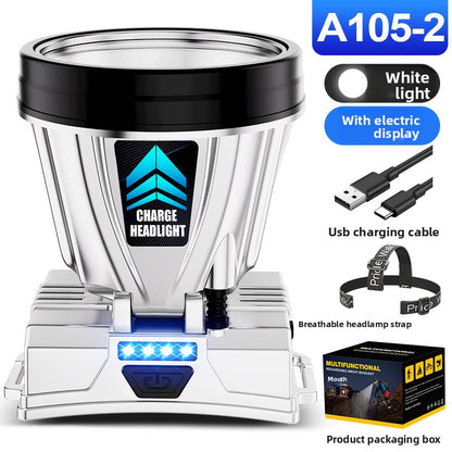 Rechargeable LED Headlamp for Outdoor Camping and Fishing