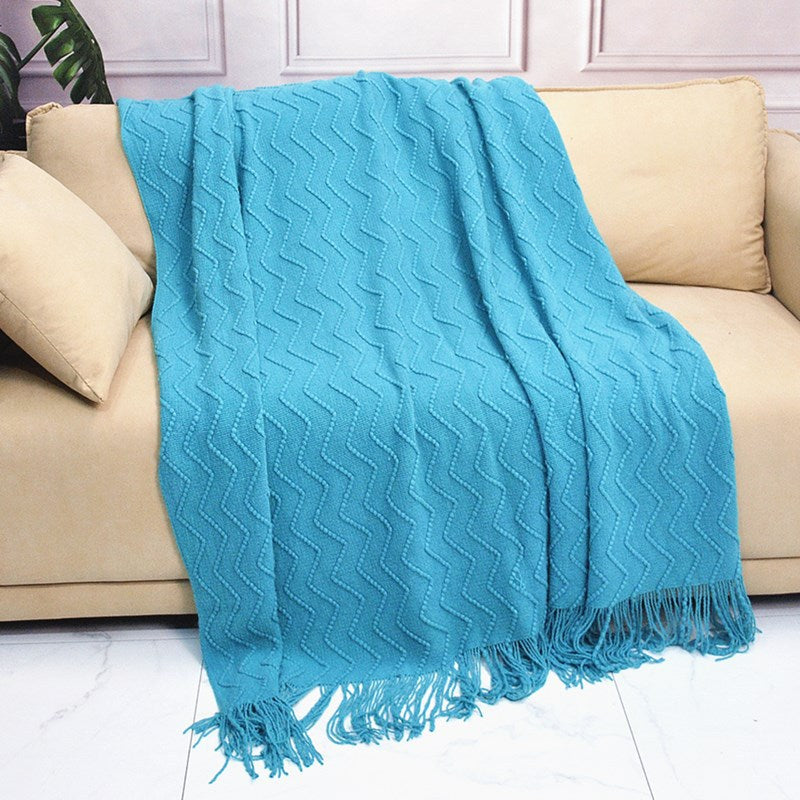 Knitted blanket