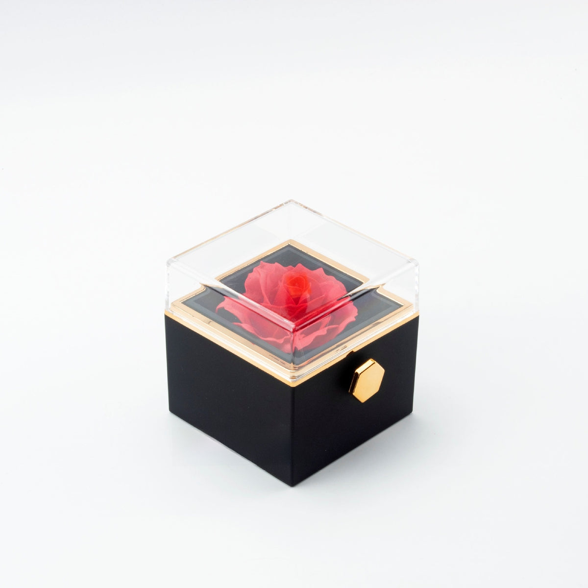 Rotating Rose Jewelry Gift Box