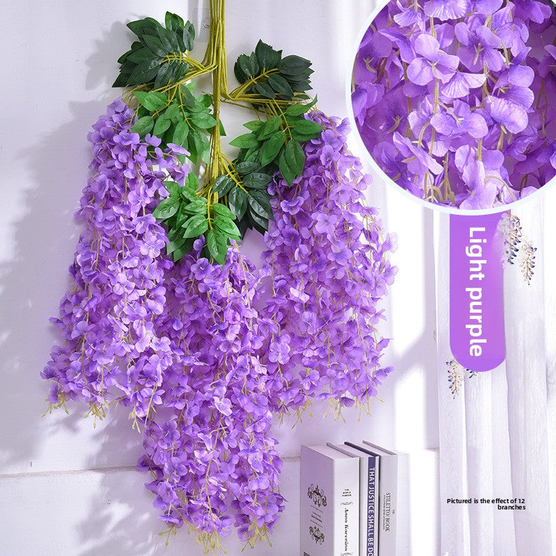 Artificial wisteria flower decoration
